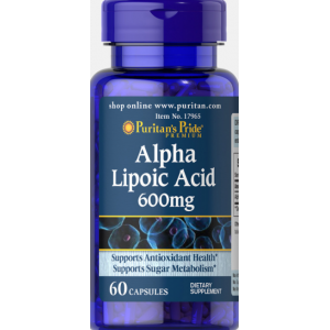 Alpha Lipoic Acid 600 мг - 60 капс Фото №1